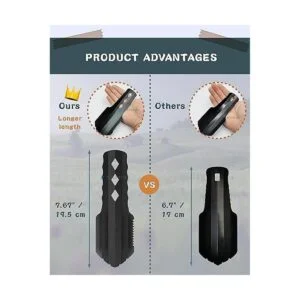 Paleta ultraligera para mochileros pala de aluminio_2