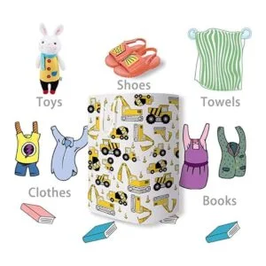 Runtoo Cesta grande para la ropa sucia plegable para la_6