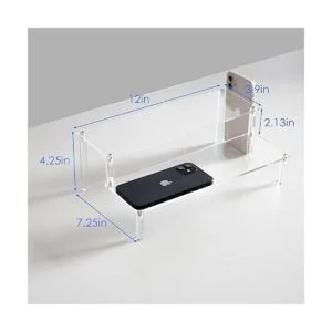 BYCY Paquete de 2 estantes de exhibición de acrílico_3