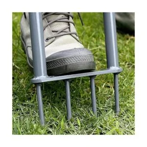 Walensee Aireador de púas para césped mango en T_7