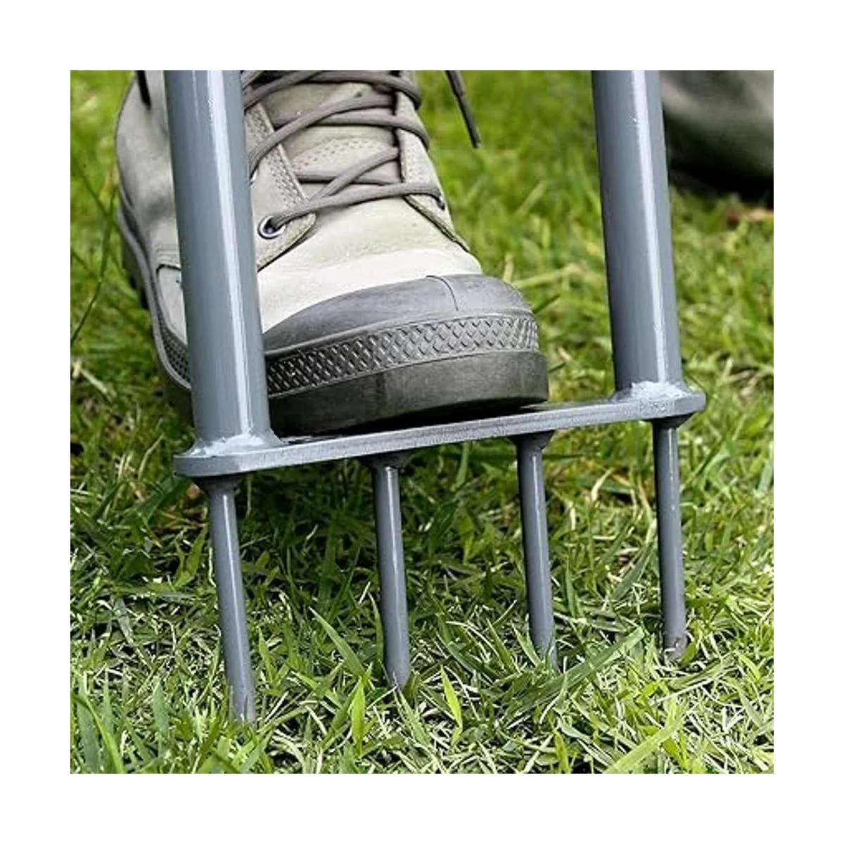 Walensee Aireador de púas para césped mango en T_7