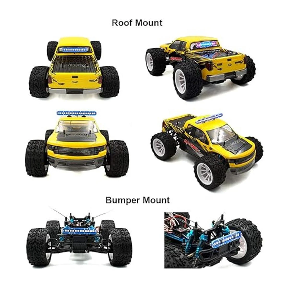 Kit de luz LED RC para techo lámpara trasera de faros_5