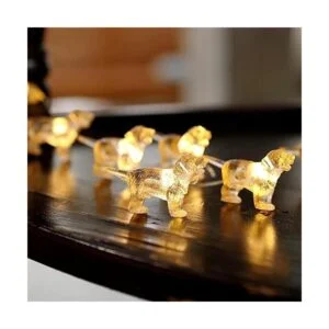 Guirnalda de luces decorativas únicas de Labrador regalos_4