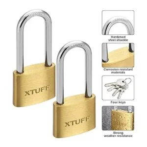 XTUFF Candado con llave candado de latón macizo_3