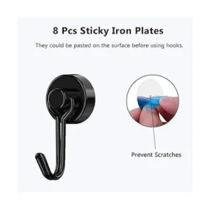 Tohoer Ganchos magnéticos gancho magnético de neodimio_4