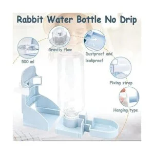 Hamiledyi Recipiente de comida de conejito extraíble de_5