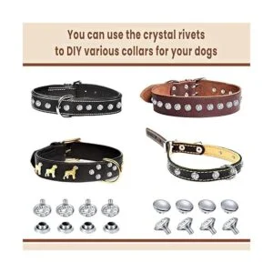 600 juegos de 6 tamaños de remaches blancos transparentes_5