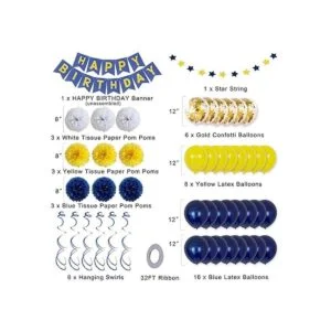 Xourspaty Decoraciones de cumpleaños suministros de_3