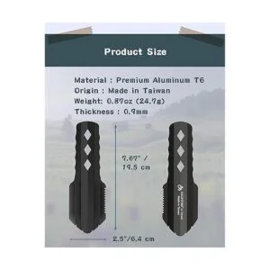 Paleta ultraligera para mochileros pala de aluminio_5