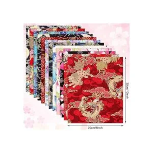 Tudomro 30 piezas de tela de estilo japonés de 8 x 10_2