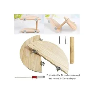 Kathson Hamster Plataforma de pie Rata de 2 niveles de_2