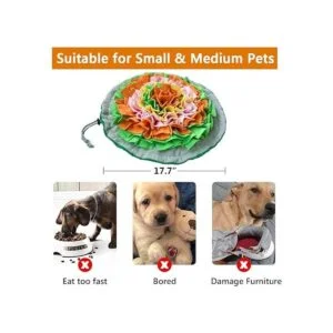 SCHITEC Snuffle Mat para perros manta interactiva de_4