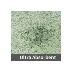 ROSMARUS Alfombra de baño lanuda antideslizante de 17 x 24_4