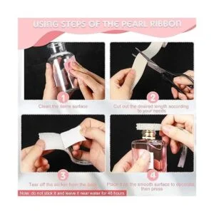 3 rollos de perlas de perlas de imitación de perlas de_3