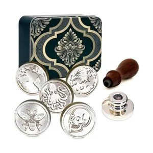 Kit de sellos de cera juego de 6 sellos de cera de_2