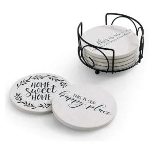 Hoomey Posavasos para bebidas juego de 6 posavasos_1