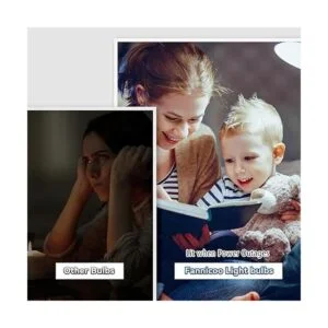 Bombilla de emergencia recargable paquete de 2 luz_6