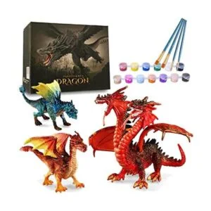 Artesanía para niños juguetes de pintura de dragón 3D con_1