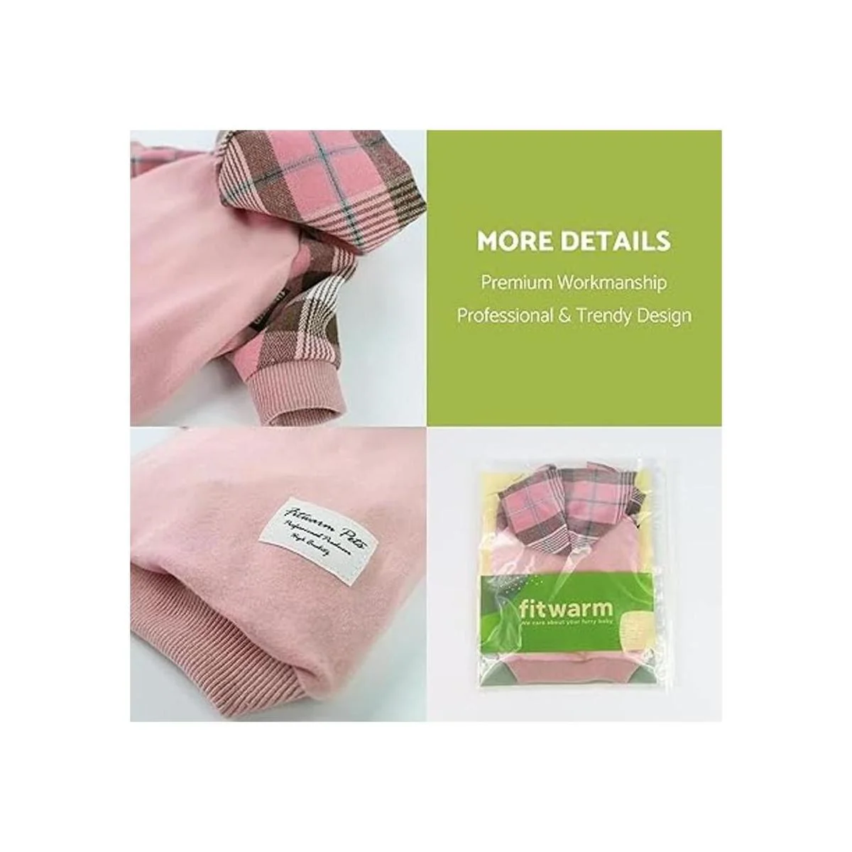 Fitwarm Chaleco 100 algodón para perros y gatos diseño_7