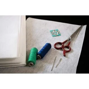 MAROBEE Interfaz blanco fusible ligero no tejido para_5