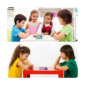 Tic Tac Toe Paquete de 36 minijuego de mesa de espuma_5