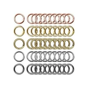 50 anillos de resorte O redondos mosquetón de 1.102 in_1