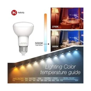 Helloify Bombilla LED R20BR20 regulable 7 W equivalente_2