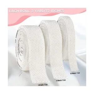 3 rollos de perlas de perlas de imitación de perlas de_2