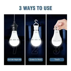 Bombilla LED de emergencia batería de reserva con_5