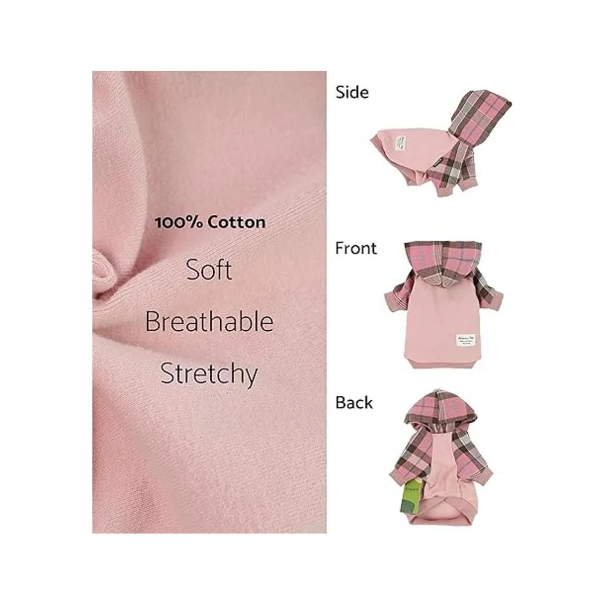 Fitwarm Chaleco 100 algodón para perros y gatos diseño_5