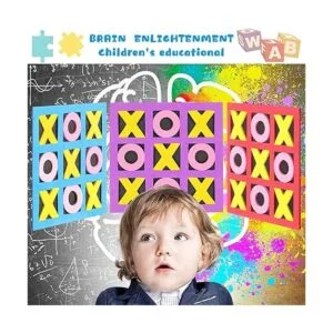 Tic Tac Toe Paquete de 36 minijuego de mesa de espuma_4