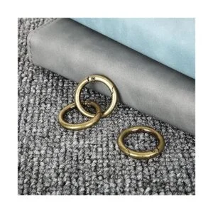 50 anillos de resorte O redondos mosquetón de 1.102 in_4