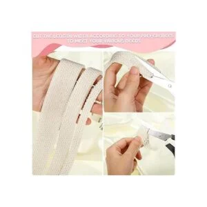 3 rollos de perlas de perlas de imitación de perlas de_5