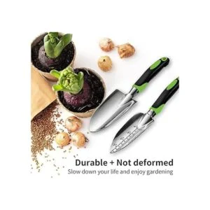 MDSXO Juego de 3 herramientas manuales de jardinería kit_6