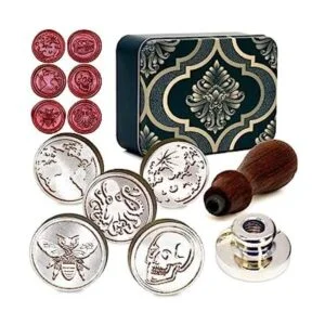 Kit de sellos de cera juego de 6 sellos de cera de_1