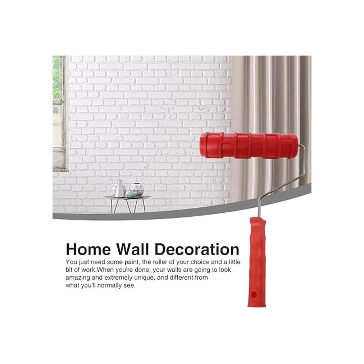 Faddare Rodillo de pintura en relieve para paredes 7_5