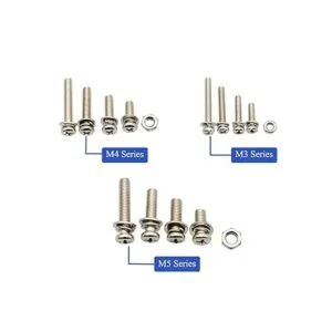 Juego surtido de tornillos de cabeza plana M3 M4 M5_5