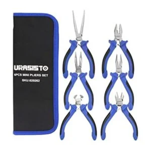 URASISTO Juego de 6 mini alicates largo doblado nariz_1