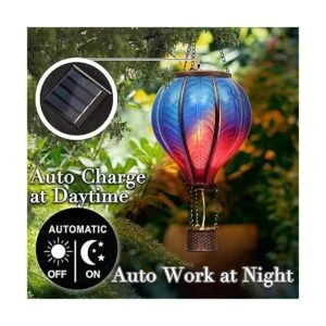 TERESAS COLLECTIONS Farol solar colgante de 18 pulgadas_5