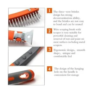 MAXMAN Performance Cepillo de alambre de acero inoxidable_3