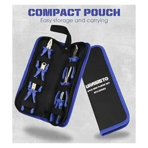 URASISTO Juego de 6 mini alicates largo doblado nariz_6