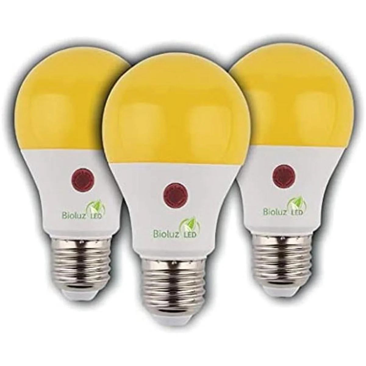 Bioluz Paquete de 3 bombillas LED amarillas del atardecer_1