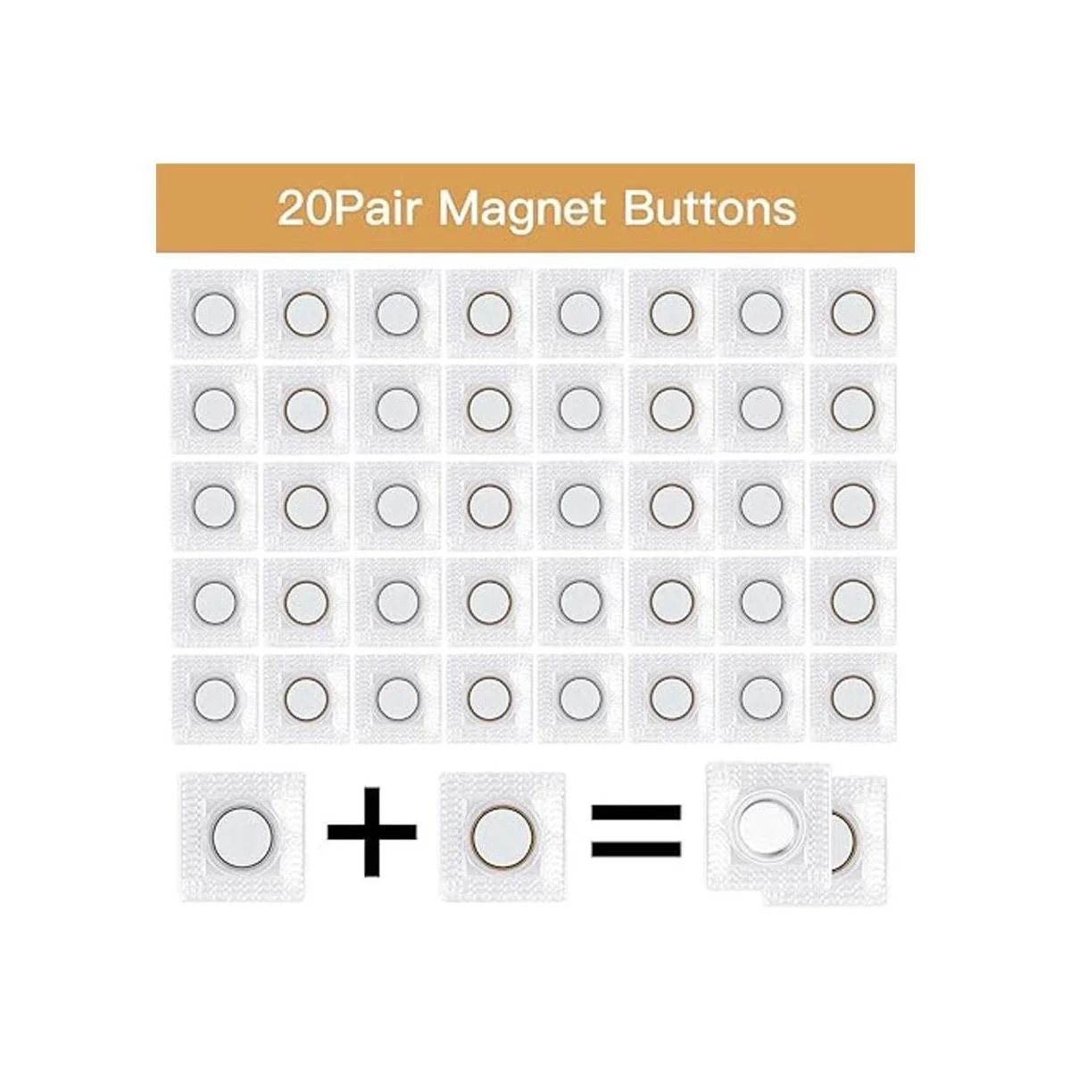 20 pares de 1.5 pulgadas invisibles ocultos con cierre_5