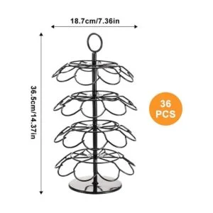 SHURFFY Organizador de soporte para cápsulas de café_4