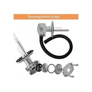 Válvula de combustible Petcock y tornillo de palanca para_3