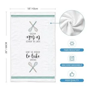 Artoid Mode Coffee Kitchen Ware Quote Juego de 4 toallas_6