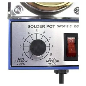 QWORK Olla de soldadura 150 W 110 V 1.969 in placa de_4