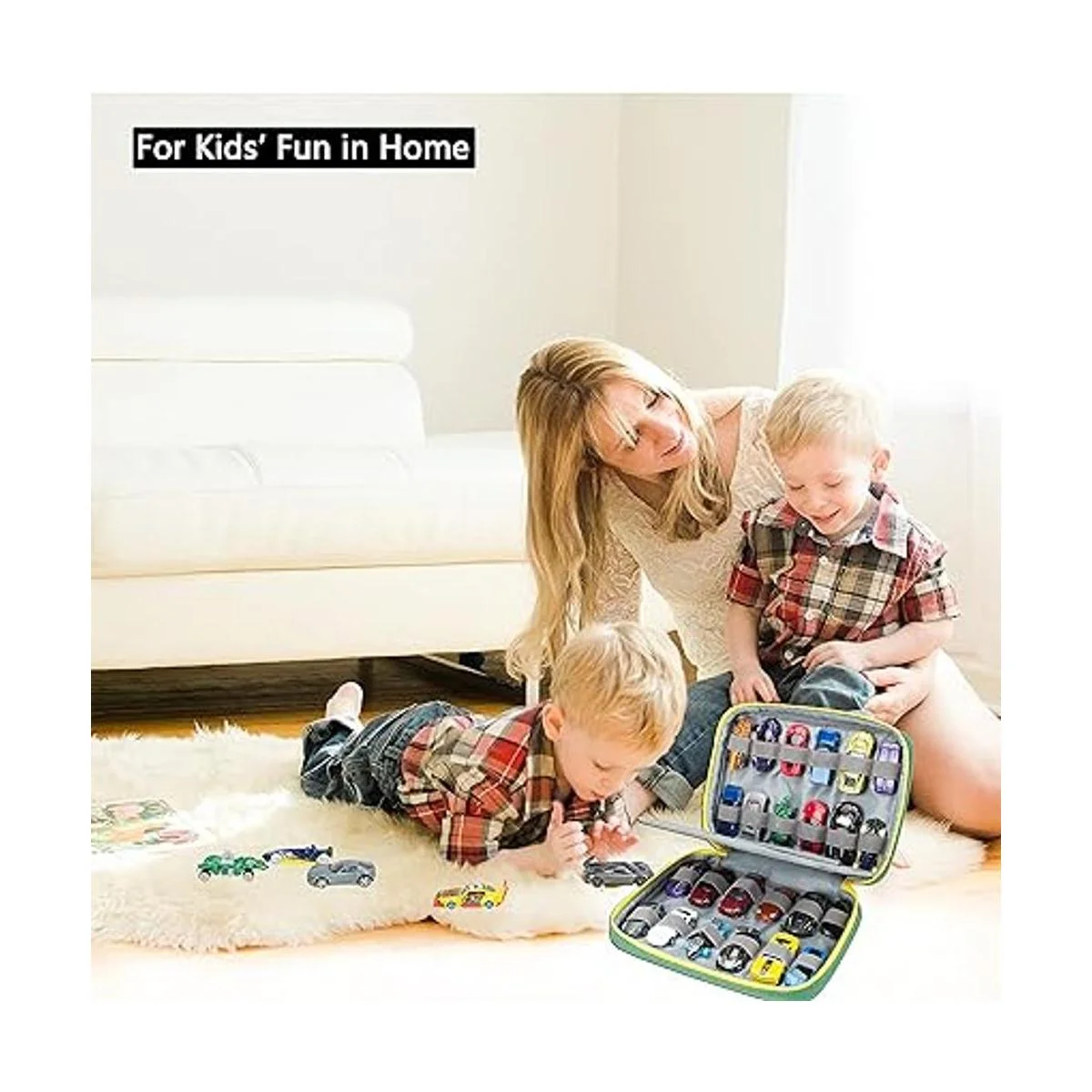 KISLANE Almacenamiento de 24 autos de juguete para ruedas_5