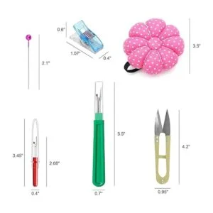 ICNOW Kit de 216 cojines de costura cojín de aguja 2_6