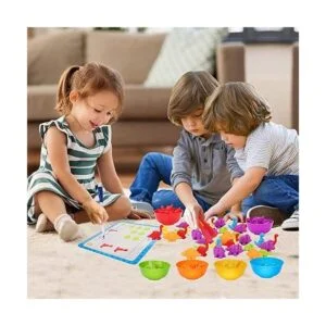 Tsomtto Juguetes de dinosaurios para contar para niños con_4